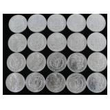 Twenty 1887-O Uncirculated Morgan Silver Dollars