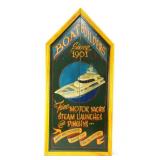 Boat builders painted sign (since 1901)