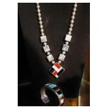 Ray Tracey & Knifewing Segura 2-piece Necklace Set