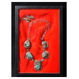 Navajo 3-Piece Necklace & Earrings Sterling Set