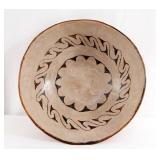 Native terra cota hand painted bowl