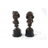 Gaetano Chiaramonte (1872-1962) Bronze busts