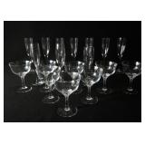 Crystal Stemware - flutes, wines - 18pcs