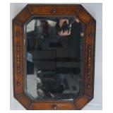 An Arts & Crafts Wood Carved Mirror