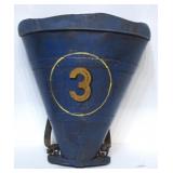 Antique tin harvest bin number 3 painted on it!