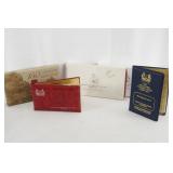 5 Cased Silver Coin Proof sets