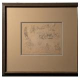 Edward Borein (1872-1945) - Original Drawing 1890
