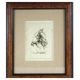 Edward Borein (1872-1945) - etching