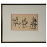 Edward Borein (1872-1945) - pen and ink drawing