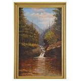 Albert Bierstadt (1830 ï¿½ 1902) oil on board