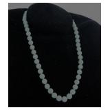 Beaded jade necklace
