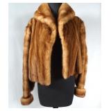 Waist Mink fur coat - Autum Haze trademark