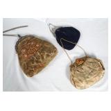 Antique purses and clutch bag