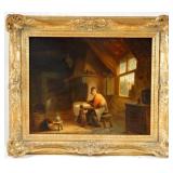 Charles F. Venneman (1803-1875) oil on board