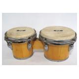 EXO Percussion Natural Wood Bongo drums