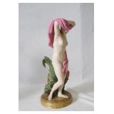 An Important German Porcelain Figurine of a Nymph