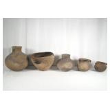 5 Anasazi vessels