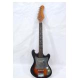 Vintage Teisco Del Rey Gold Foil Pickup Guitar