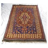 Antique Caucasian Kazak tribal area rug 67" x 45