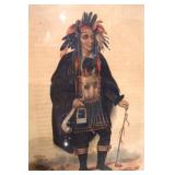 McKenney & Hall "Okee-Maakee-Quid" Lithograph