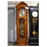 Sligh Burlwood Tall Case Clock Near Mint