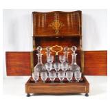 Napoleon III Cave ï¿½ Liqueur Decanter Set
