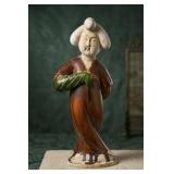 Late Qing Sancai Glaze Tang Style Female Figure