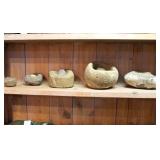 Five Native American Metate