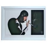 Neal Barr 1929 Flapper Original Lithograph signed
