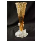 Alfredo Barbini Murano Textured Art Glass Vase