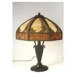 Handel Slag Glass Lamp