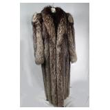 Long mink fur - Salt & Pepper tones