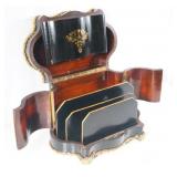 French Napoleon III Ebonized Stationary Box