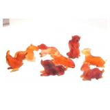 Agate miniature animals