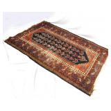 An Antique Caucasian Shirvan Area Rug, 76.5" x 47