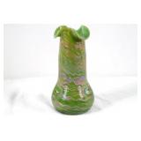 Loetz Phenomenon Style Combed Glass Vase