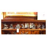 Don J. Pollack Pewter statues - Cowboys & Indians