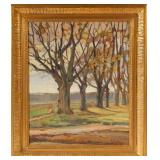 Freitz Koker Oil on Canvas Santa Barbara Landscape