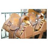 Pair of Historic Brydon Bros. L.A. Calif. Saddles