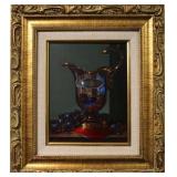 Stanley M. Brice Stillife oil on canvas -
