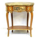 French side table w bronze ormolu