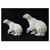 Royal Dux Porcelain Polar Bears - 2
