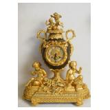 French 19th c. Figural Dore Bronze Clock
