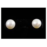 Natural South Sea pearl earrings