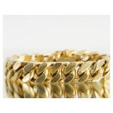 14 Karat Gold Curb-Link Bracelet
