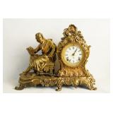 Antique Ansonia, New York  brass figural clock