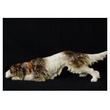 C. Millier signed porcelain dog