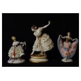 Dresden Ballerinas w lace porcelain - 3