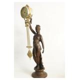 Bronze antique Mystery Clock