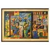 Mario Carreno (Cuban 1913-1999) Oil on Masonite